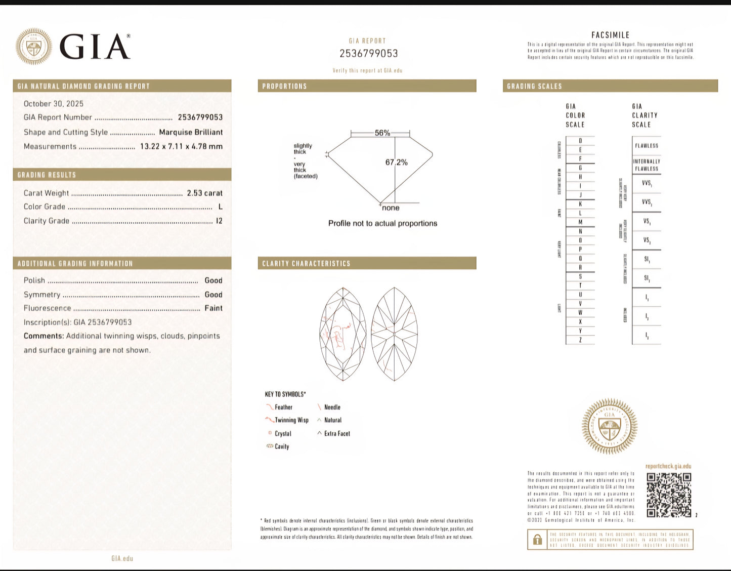 Kobayashi 2.53 cts. Natural Marquise Diamond Cocktail Ring, with Natural Pear Shaped White Diamonds, and 18K Yellow Gold - GIA Certified -R8