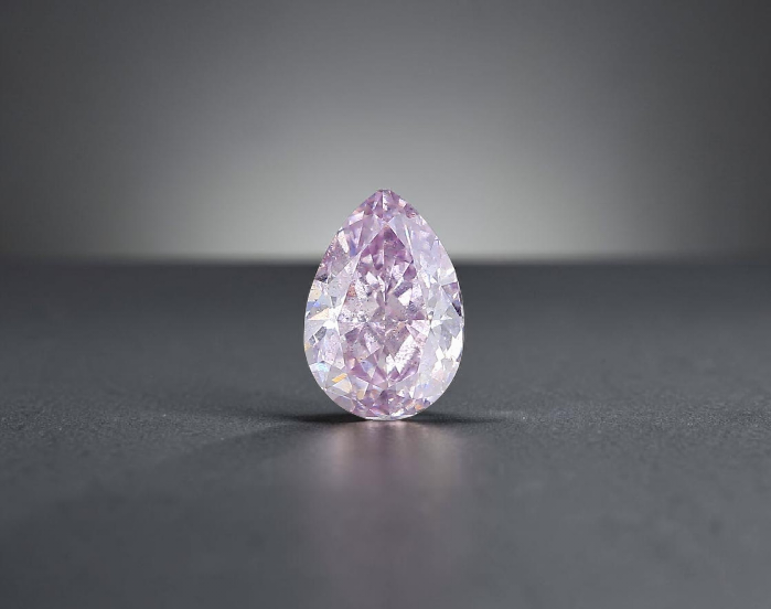 Natural 0.28 cts. Fancy Pink-Purple I1 Vg Gd N Pear Shape Diamond Loose Stone - GIA Certified - LS54