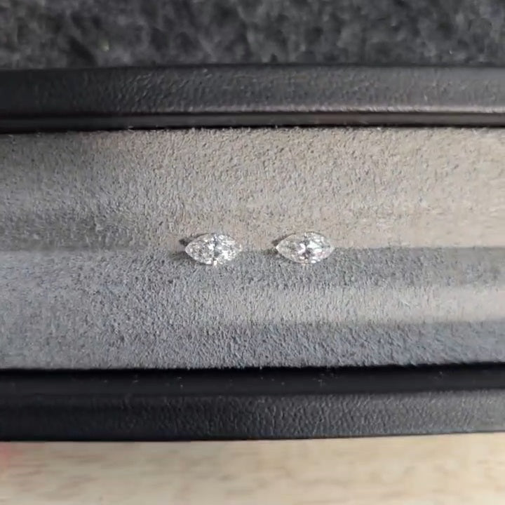 GIA Certified 0.82 cts. Natural D SI1 Marquise Diamond Matched Pair Loose Stones Jewelry Set JS005