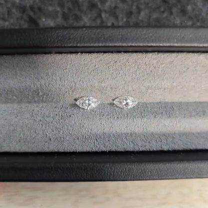 GIA Certified 0.82 cts. Natural D SI1 Marquise Diamond Matched Pair Loose Stones Jewelry Set JS005
