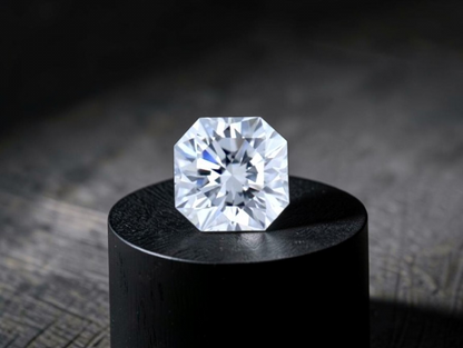 GIA Certified Natural 0.367 cts. D VVS2 Gd Vg Ft Square Radiant Shaped Diamond Loose Stone - LS84