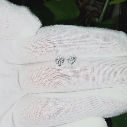 GIA Certified 2.00 cts. Natural D VS1 Oval Diamond Matched Pair Loose Stones Jewelry Set JS011