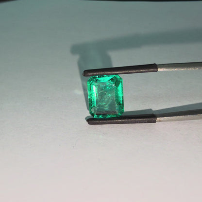 GRS Certified 4.36 cts. Minor Oil Emerald (Columbia) Eye Clean Loose Stone LS26