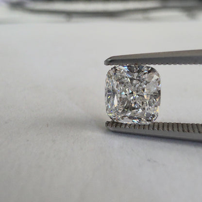 Natural 1.52 cts. D SI2 Ex Ex N Cushion Shaped Diamond Loose Stone - GIA Certified - LS50