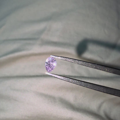 Natural 0.28 cts. Fancy Pink-Purple I1 Vg Gd N Pear Shape Diamond Loose Stone - GIA Certified - LS54