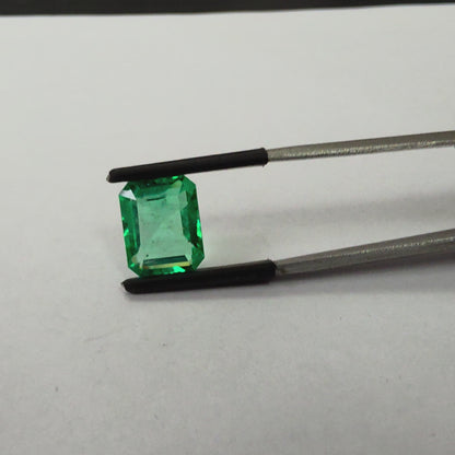 GRS Certified 4.36 cts. Minor Oil Emerald (Columbia) Eye Clean Loose Stone LS26