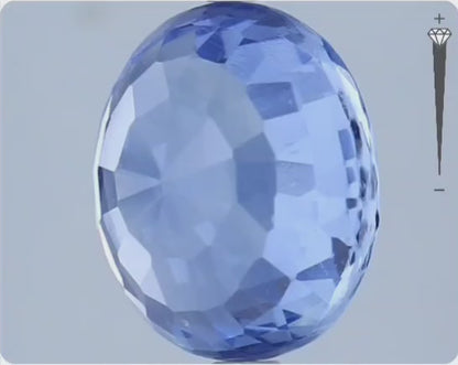 GIA Certified 5.60 cts. No Heat Blue Sapphire (Sri Lankan/Ceylon) Loupe Clean Loose Stone LS25