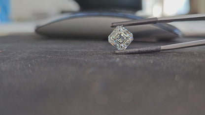 Natural 4.02 cts. I VVS2 Ex Vg N Square Emerald (Asscher) Shaped Diamond Loose Stone - GIA Certified - LS51
