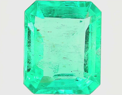GRS Certified 4.36 cts. Minor Oil Emerald (Columbia) Eye Clean Loose Stone LS26