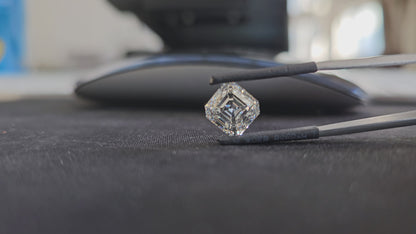 Natural 4.02 cts. I VVS2 Ex Vg N Square Emerald (Asscher) Shaped Diamond Loose Stone - GIA Certified - LS51