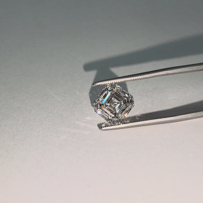 Natural 4.02 cts. I VVS2 Ex Vg N Square Emerald (Asscher) Shaped Diamond Loose Stone - GIA Certified - LS51