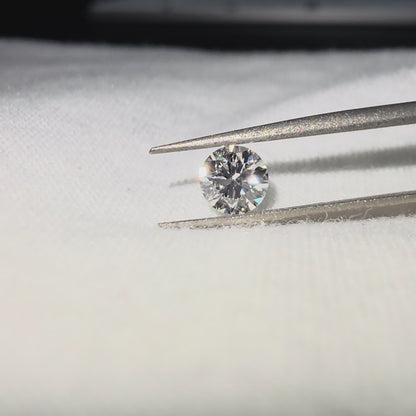 GIA Certified Natural 0.34 cts. F VVS1 Ex Ex Ex N Round Diamond Loose Stone - LS86