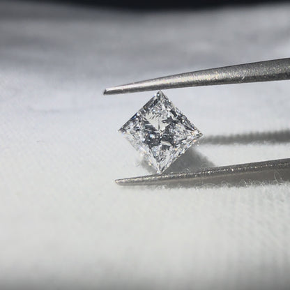 GIA Certified Natural 0.30 cts. D VVS1 Vg Vg N Princess Shaped Diamond Loose Stone - LS85