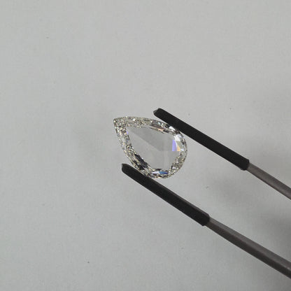Natural 5.03 cts. J SI1 Gd Fr St. Pear (Rose Cut) Shaped Diamond Loose Stone - GIA Certified - LS52
