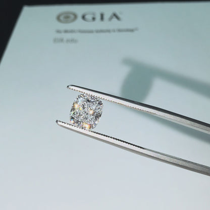 Natural 1.50 cts. D SI2 Ex Vg N Cushion Shaped Diamond Loose Stone - GIA Certified - LS62