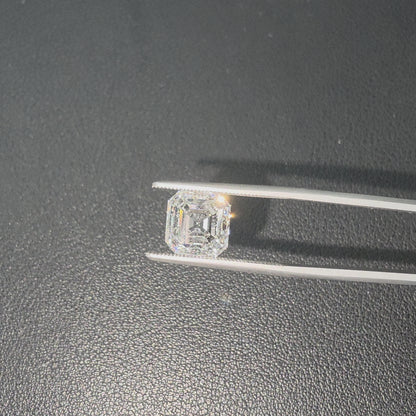 Natural 4.02 cts. I VVS2 Ex Vg N Square Emerald (Asscher) Shaped Diamond Loose Stone - GIA Certified - LS51