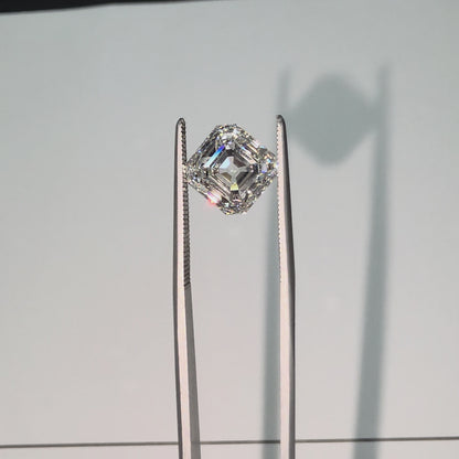 Natural 4.02 cts. I VVS2 Ex Vg N Square Emerald (Asscher) Shaped Diamond Loose Stone - GIA Certified - LS51