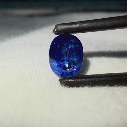 Certified 1.96 cts. Heated Royal Vivid Blue Sapphire (Sri Lankan/Ceylon) Oval Shaped Loose Stone LS74