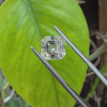 Natural 4.02 cts. I VVS2 Ex Vg N Square Emerald (Asscher) Shaped Diamond Loose Stone - GIA Certified - LS51