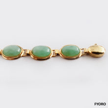 Load image into Gallery viewer, Tibetan Spring Jade Bracelet (with 14K Gold)