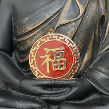 Load image into Gallery viewer, Kowloon Hong Fu Fuku Pendant (with 14K Gold)