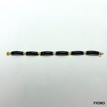 Load image into Gallery viewer, Xiao Fu Fuku Fortune Yat Onyx Bracelet (with 14K Gold)