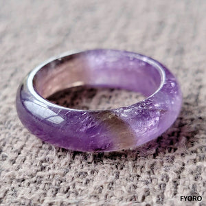 紫水晶個性戒指