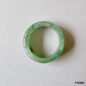 Spring Burmese Jade Statement Ring