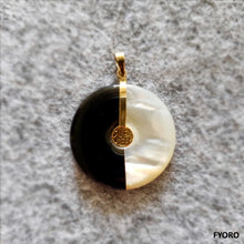 Load image into Gallery viewer, Yin and Yang Fortune Pendant (with 14K Gold)