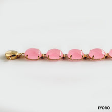 Load image into Gallery viewer, Tibetan Pink Jade Bracelet (with 14K Gold)